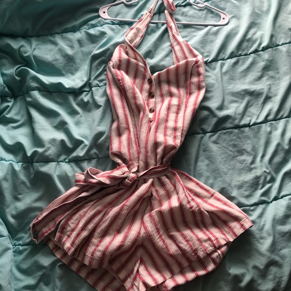 halter top romper - Picture 1 of 5
